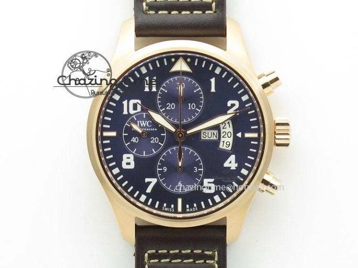 MIROTIME 0404 Comfortable Pilot Chrono IW388003 Real Ceramic ZF 1:1 Best Edition On Black Nylon Strap A 7322